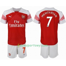Koszulka Arsenal MKHITARYAN 7 Dziecięcy Domowe Koszulki Piłkarskie 2018-2019 Krótki Rękaw